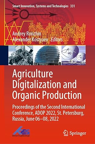 agriculture digitalization and organic production proceedings of the second international conference adop