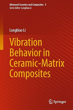 vibration behavior in ceramic matrix composites 1st edition longbiao li 9811978379, 978-9811978371