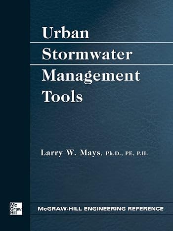 urban stormwater management tools 1st edition larry mays 0071428372, 978-0071428378