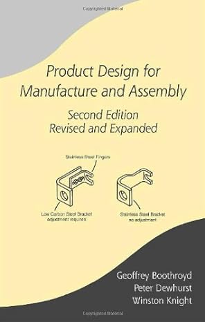 product design for manufacture and assembly revised and expanded 2nd edition geoffrey boothroyd ,peter