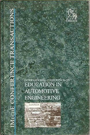 education in automotive engineering 1st edition pep 1860582257, 978-1860582257