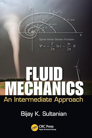 fluid mechanics an intermediate approach 1st edition bijay sultanian 1466598980, 978-1466598980