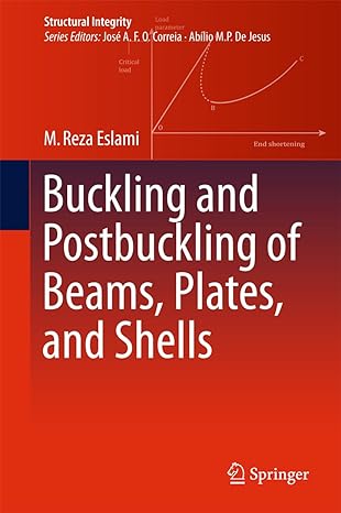 buckling and postbuckling of beams plates and shells 1st edition m reza eslami 3319623672, 978-3319623672