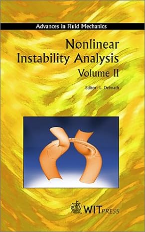 nonlinear instability analysis volume ii 1st edition lokenath debnath 1853128422, 978-1853128424