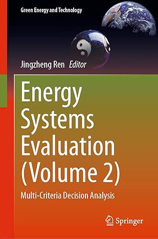 energy systems evaluation multi criteria decision analysis 1st edition jingzheng ren 3030673758,