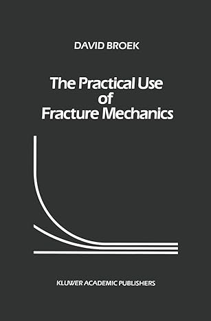 the practical use of fracture mechanics 1989th edition d broek 9024737079, 978-9024737079