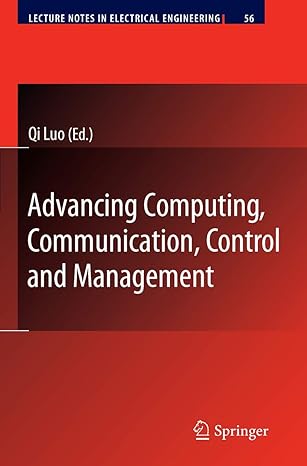 advancing computing communication control and management 2010th edition qi luo 3642051723, 978-3642051722