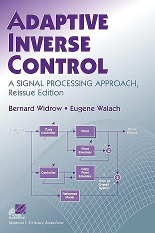 adaptive inverse control a signal processing approach 1st edition bernard widrow ,eugene walach 0470226099,