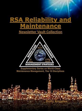 rsa reliability and maintenance newsletter vault collection supplementary series on world class maintenance