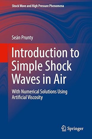 introduction to simple shock waves in air 1st edition prunty 3030025640, 978-3030025649