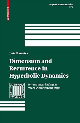 dimension and recurrence in hyperbolic dynamics 2008th edition luis barreira 007035216x, 978-0070352162