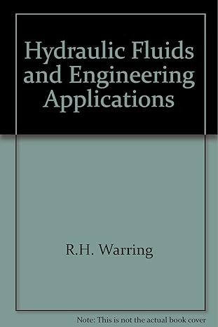 hydraulic fluids and engineering applications 1st edition r h warring b000oyjhu6