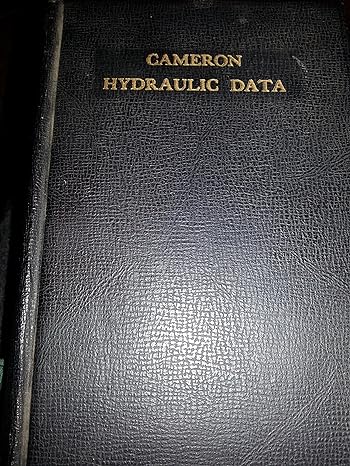 cameron hydraulic data 1st edition g v shaw b000ola578