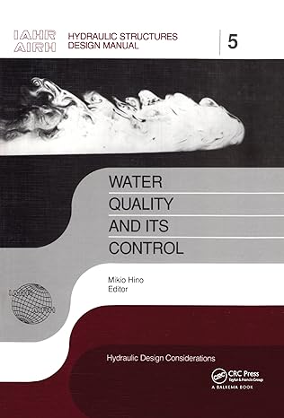 water quality and its control iahr hydraulic structures design manuals 5 1st edition mikio hino 9054101237,