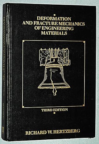 deformation and fracture mechanics of engineering materials 3rd edition richard w hertzberg 0471635898,