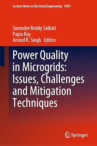 power quality in microgrids issues challenges and mitigation techniques 1st edition surender reddy salkuti