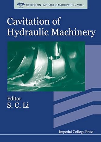 cavitation of hydraulic machinery 1st edition shengcai li 1860942571, 978-1860942570