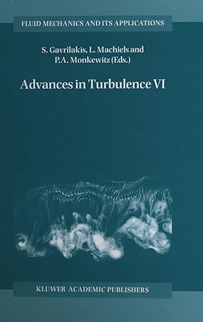 advances in turbulence vi proceedings of the sixth european turbulence conference held in lausanne