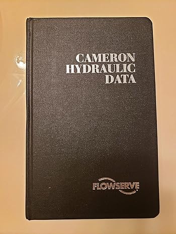 cameron hydraulic data 5th or later edition c c heald b000rpkgrk