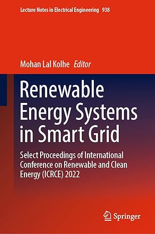 renewable energy systems in smart grid select proceedings of international conference on renewable and clean