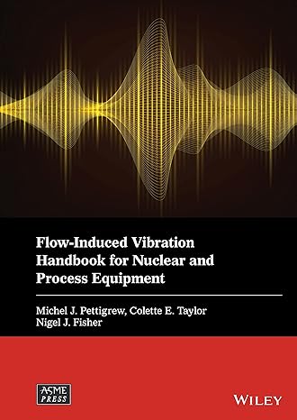flow induced vibration handbook for nuclear and process equipment 1st edition michel j pettigrew ,colette e