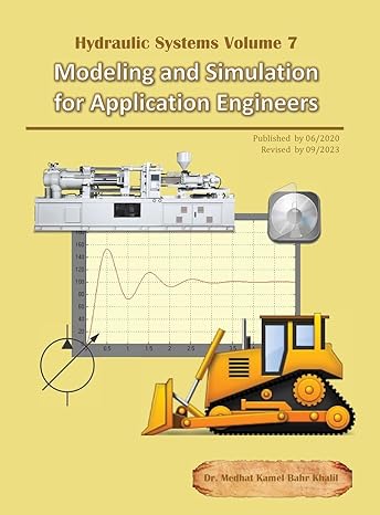 hydraulic systems volume 7 modeling and simulation for application engineers 1st edition dr medhat khalil