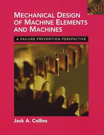 mechanical design of machine elements and machines a failure prevention perspective 1st edition jack a
