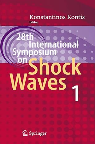 28th international symposium on shock waves vol 1 2012th edition konstantinos kontis 3642256872,