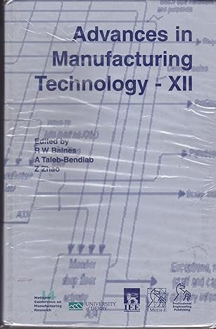 advances in manufacturing technology xii 1st edition n c baines 1860581722, 978-1860581724