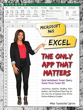 microsoft 365 excel the only app that matters calculations analytics modeling data analysis and dashboard
