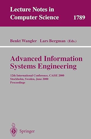 advanced information systems engineering 12th international conference caise 2000 stockholm sweden june 5 9