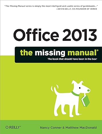 office 2013 the missing manual 1st edition nancy conner ,matthew macdonald 1449357083, 978-1449357085