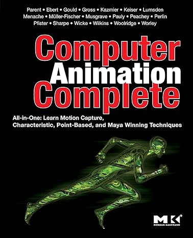computer animation complete all in one learn motion capture characteristic point based and maya winning
