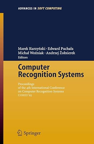 computer recognition systems proceedings of 4th international conference on computer recognition systems