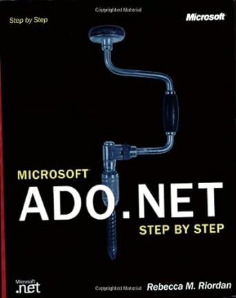 microsoft ado net step by step 1st edition rebecca m riordan b008w39zu8