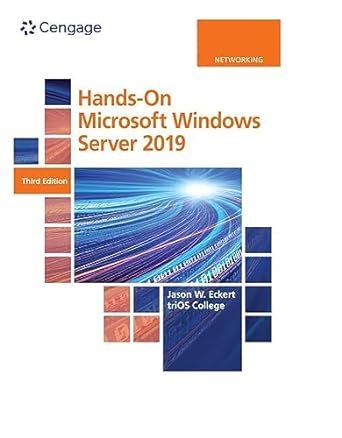 hands on microsoft windows server 2019 3rd edition jason eckert 0357436156, 978-0357436158