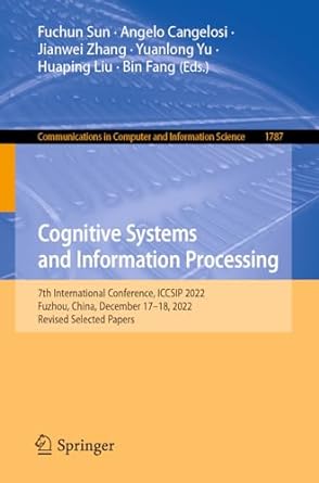 cognitive systems and information processing 7th international conference iccsip 2022 fuzhou china december