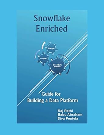 snowflake enriched guide for building a data platform 1st edition raj rathi ,babu abraham ,siva pentela