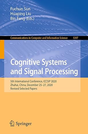 cognitive systems and signal processing 5th international conference iccsip 2020 zhuhai china december 25 27