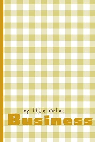 my little online business simple internet information organizer for online business with a gingham cover keep