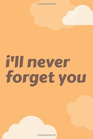 ill never forget you an organizer for all your passwords and shit clouds cover 1st edition pw publishing