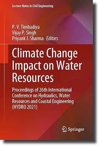climate change impact on water resources proceedings of 26th international conference on hydraulics water