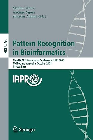 pattern recognition in bioinformatics third iapr international conference prib 2008 melbourne australia