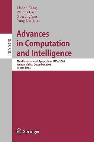 advances in computation and intelligence third international symposium on intelligence computation and