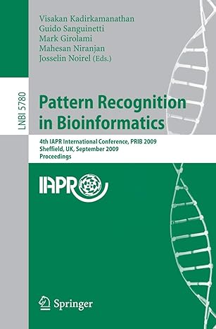 pattern recognition in bioinformatics 4th iapr international conference prib 2009 sheffield uk september 7 9