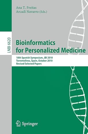 bioinformatics in personalized medicine 10th spanish symposium jbi 2010 torremolinos spain october 27 29 2010