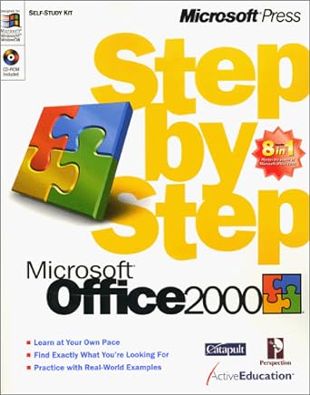 microsoft office 2000 8 in 1 step by step 1st edition catapult inc ,perspection inc ,activeeducation