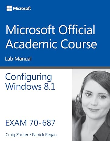 70 687 configuring windows 8 1 lab manual standalone book 1st edition microsoft official academic course