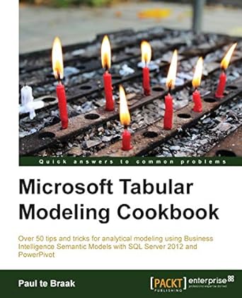 microsoft tabular modeling cookbook 1st edition paul te braak 178217088x, 978-1782170884