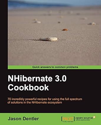 nhibernate 3 0 cookbook 1st edition jason dentler 184951304x, 978-1849513043